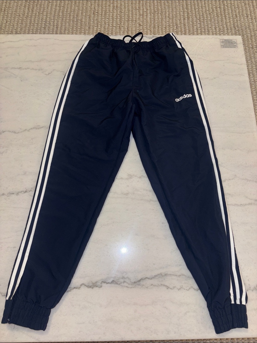 Adidas Men's 3-Stripes Jogger Sweatpants NAVY Medium
